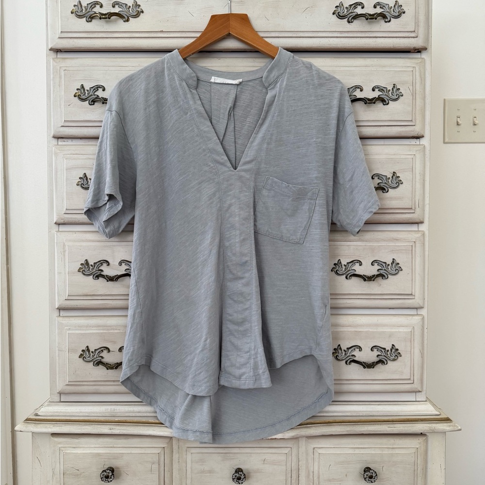 Vici Grey Cotton Top